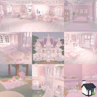 Beautiful Victorian Castle Build ♡ - 𝗔𝗱𝗼𝗽𝘁 𝗠𝗲!