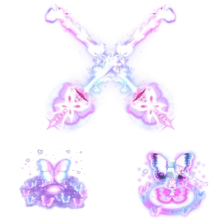 Dual Butterfly Blade Set (𝗟𝗜𝗠𝗜𝗧𝗘𝗗) - 𝗕𝗟𝗔𝗗𝗘𝗕𝗔𝗟𝗟