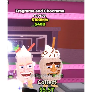 Fragrama and chocrama (100m/s)