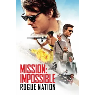 Mission: Impossible - Rogue Nation  - Instant Download - 4K or HD - Fandango/VUDU