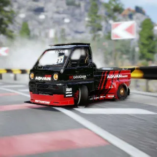 CarX Street C6 Kei Truck Drift Tune RWD