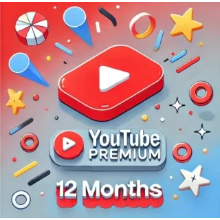 Youtube Premium 12 Months Family