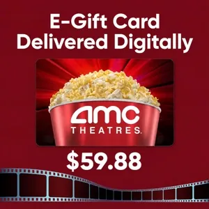 AMC Digital Gift Card $59.88 Balance