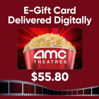 AMC Digital Gift Cards $55.80 Balance