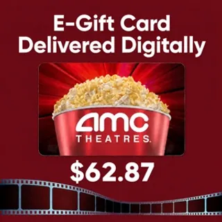 AMC Digital Gift Card $62.87 Balance