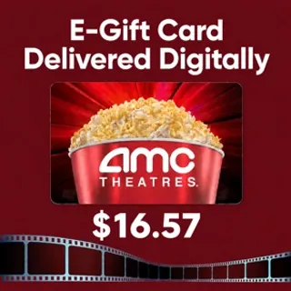 AMC Digital Gift Card $16.57 Balance Digital