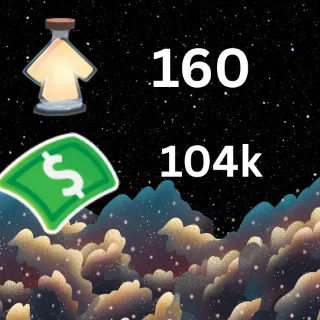 104K bucks 160 Ageup portions 