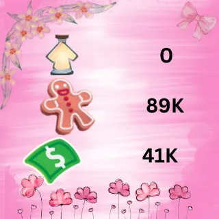 89k,GINGERBREAD buck,41k  ageup portions 0. ADOPT ME , AGEUP AND BUCKS