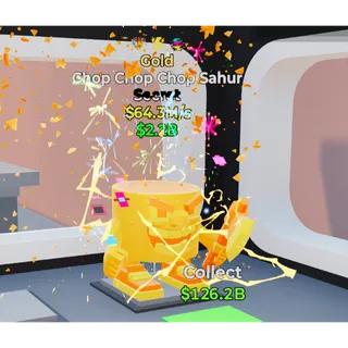 Gold Chop Chop Chop Sahur *NEW* - Fortnite Steal The Brainrot