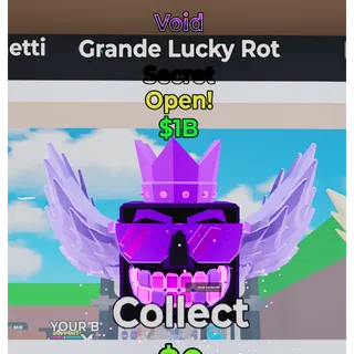 VOID GRANDE LUCKY ROT SECRET - Fortnite Steal The Brainrot