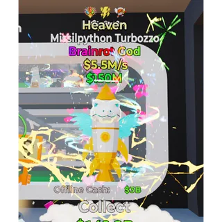 Missilpython Turbozzo Heaven - Fortnite Steal The Brainrot