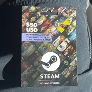 $50 steam giftcard