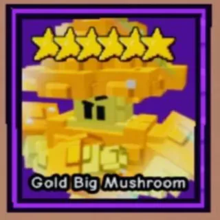 Gold Big Mushroom