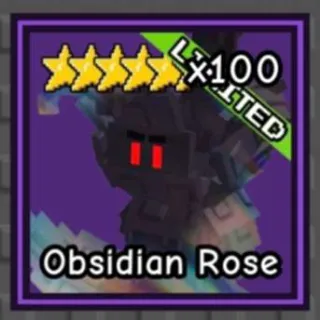 x100 Obsidian rose