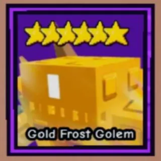 Gold Frost Golem