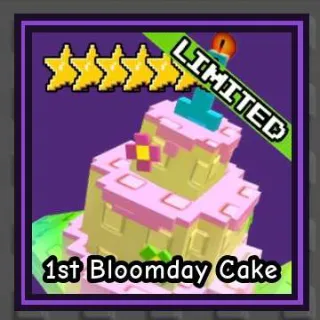 1st Bloomday Cake