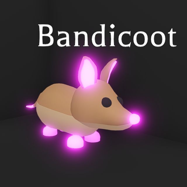 Pet | Neon Bandicoot Adopt Me - Game Items - Gameflip