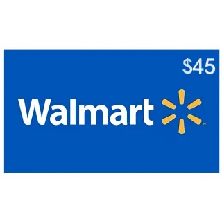 $ 45.00 USD Walmart