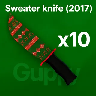 MM2: x10 Sweater knife (2017)