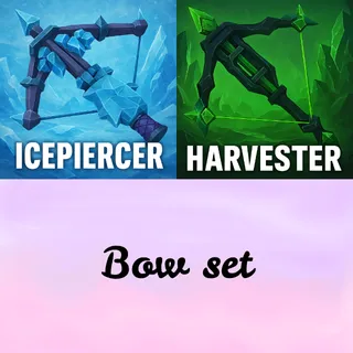 MM2: Crossbow set (Harvester + icepiercer)