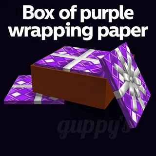 MM2: Box of purple wrapping paper