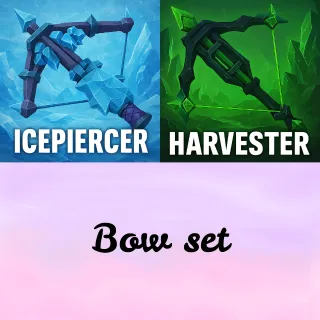MM2: Bow set(Harvester + icepiercer)