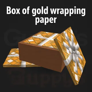 MM2: Box of gold wrapping paper