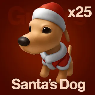 MM2: Santa dog medium bundle (25)