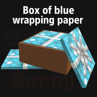 MM2: Box of blue wrapping paper