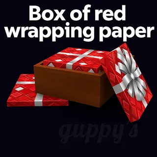 MM2: Box of red wrapping paper