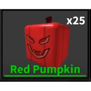 MM2: Red pumpkin 2019 medium bundle (25)