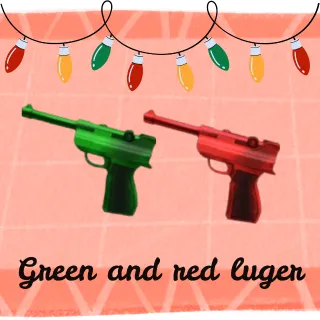 MM2: Color Luger Set (Green and red)