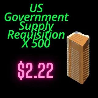 US GOVERNMENT SUPPLY REQ