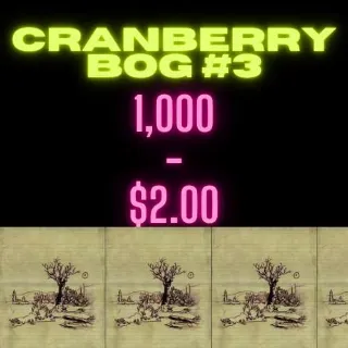 Cheap Cranberry Bog 3