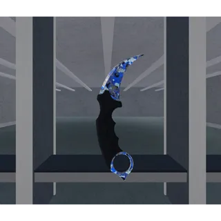  CHEAPEST WW BLUE CAMO Butterfly  knife sniper duels