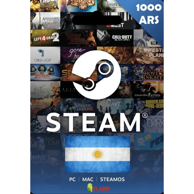 Steam Wallet Ars Gift Card Argentina Arg Steam Cart Es De Presente Gameflip