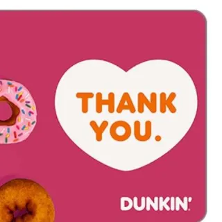 $100,00 Dunkin Gift Card