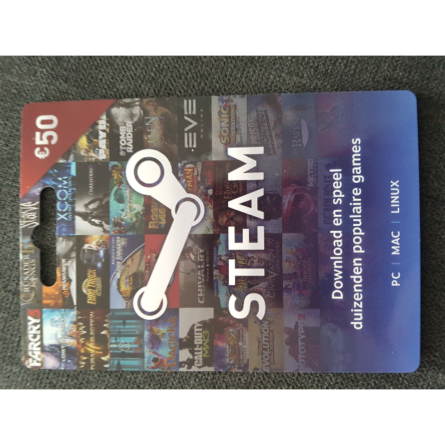 Carte STEAM 50 Euros