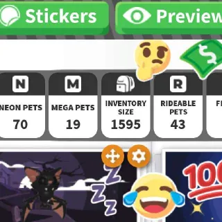 Adopt me: All Pets In Inventory (1000 Count)