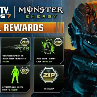 MONSTER ENERGY BUNDLE CoD BLACKOPS 7