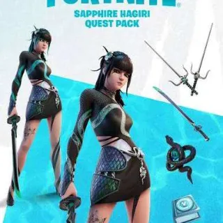 Fortnite Sapphire Hagiri Pack