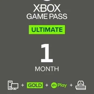 Xbox Game Pass Ultimate – 1 Month Subscription (Old And New Account)