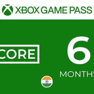 6 MONTH XBOX PASS CORE KEY INDIA