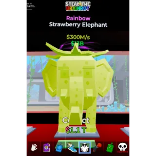 Rainbow Strawberry Elephant