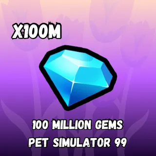 Pet Simulator 99 Gems 100M