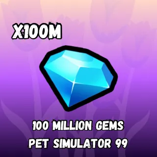 Pet Simulator 99 Gems 100M