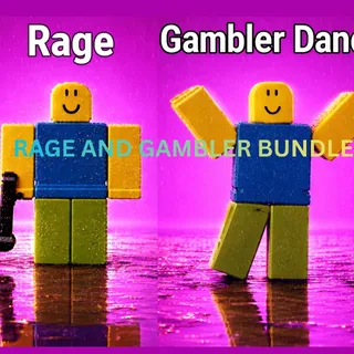 RAGE AND GAMBLER EMOTE BUNDLE Basketball Legends