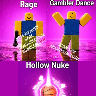 Basketball Legends BUNDLEE‼️‼️ GAMBLER, RAGE, HOLLOWNUKE