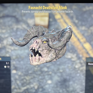 Apparel | Fasnacht Deathclaw Mask - Game Items - Gameflip