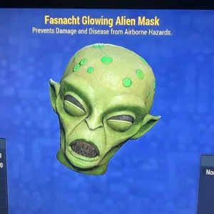 Glowing Alien Mask